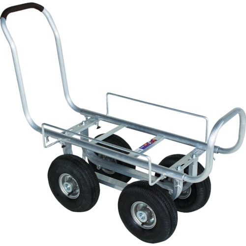 トラスコ中山 HARAX 愛菜号 350-4Aエアー入タイヤ 積載面740~1050×340~560(ご注文単位1台)【直送品】