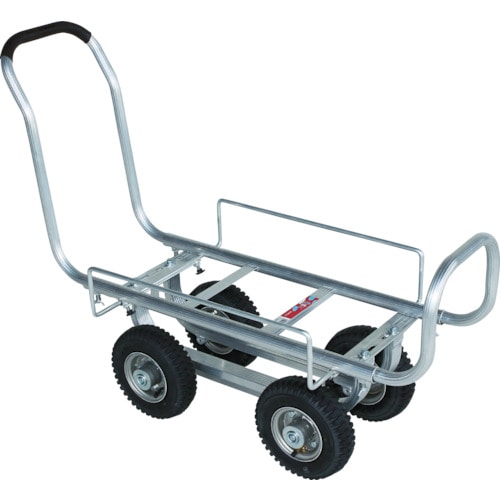 トラスコ中山 HARAX 愛菜号 250-4Aエアー入タイヤ 積載面740~1050×340~560(ご注文単位1台)【直送品】