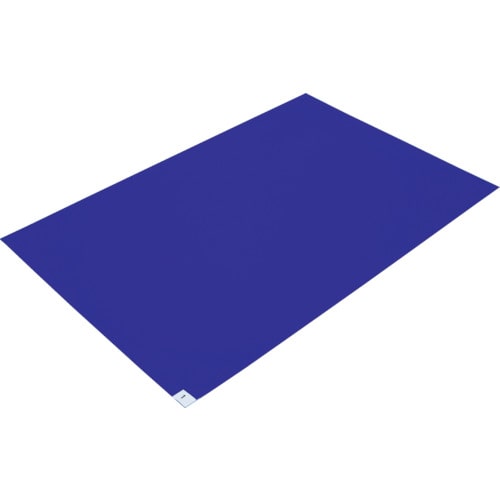 トラスコ中山 TRUSCO 粘着クリーンマット 600X450mm ブルー (20シート入)(ご注文単位1箱)【直送品】