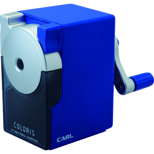 トラスコ中山 カール 鉛筆削り カラリス CP-100A-B ブルー(ご注文単位1個)【直送品】