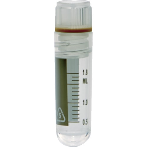 トラスコ中山 TRUSCO クライオチューブ(凍結保存用チューブ) 2ml 内ねじ コニカル型 50個入(ご注文単位1袋)【直送品】