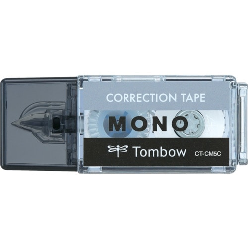 トラスコ中山 Tombow 修正テープ モノポケット ブラック(ご注文単位1個)【直送品】