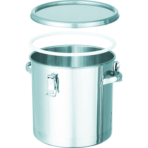 トラスコ中山 日東 ステンレスタンクPTFEパッキン付式保存タンク45L(ご注文単位1個)【直送品】