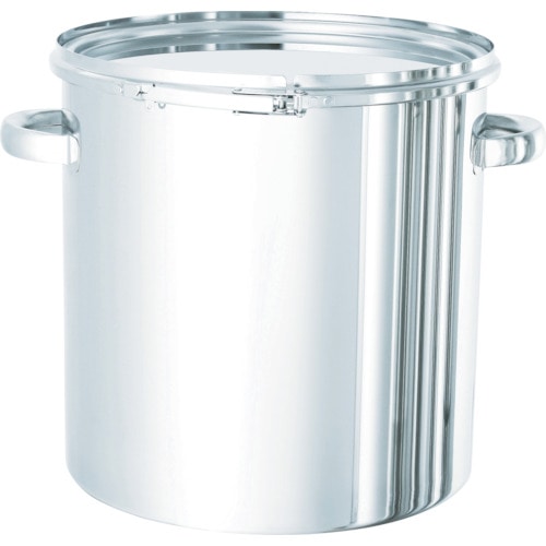 トラスコ中山 日東 ステンレスタンク SUS316Lバンド式密閉タンク 10L(ご注文単位1個)【直送品】