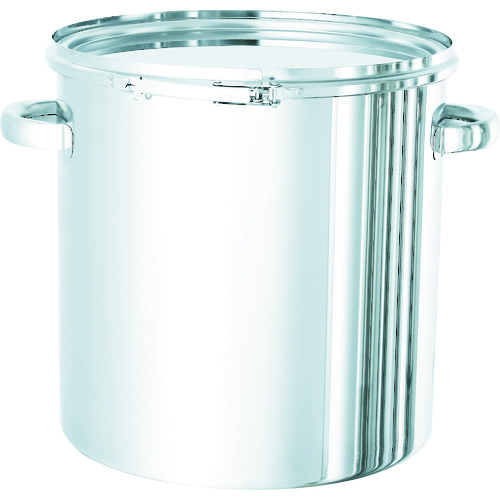 トラスコ中山 日東 ステンレスタンク SUS316Lバンド式密閉タンク 20L(ご注文単位1個)【直送品】