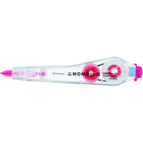 トラスコ中山 Tombow 修正テープ モノPS5 レッド(ご注文単位1個)【直送品】