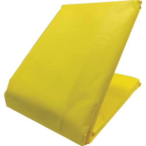 トラスコ中山 ユタカメイク カラートラックシート 1.8m×2.1m イエロー(ご注文単位1枚)【直送品】