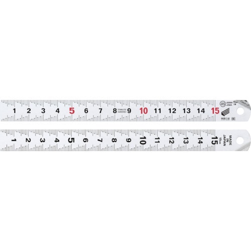 トラスコ中山 SK キャッチアップスケール快段目盛 15cm(ご注文単位1本)【直送品】