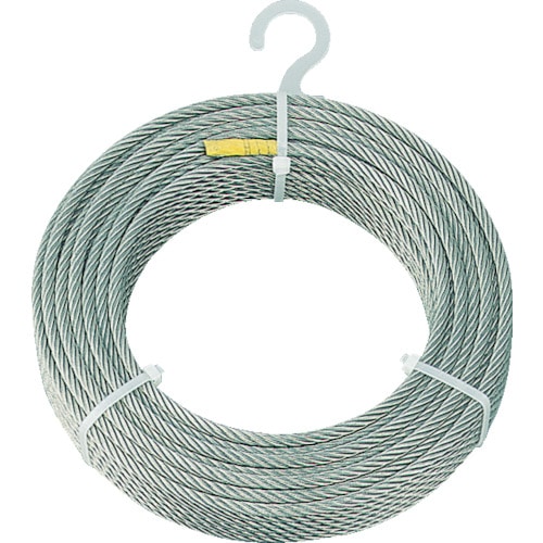 トラスコ中山 TRUSCO ステンレスワイヤロープ Φ5.0mmX200m(ご注文単位1巻)【直送品】