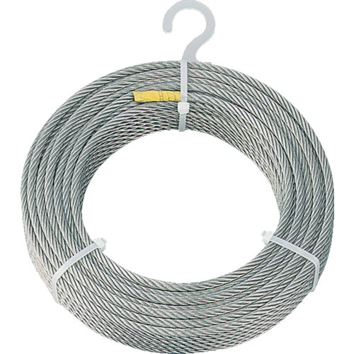 トラスコ中山 TRUSCO ステンレスワイヤロープ Φ8.0mmX30m(ご注文単位1巻)【直送品】