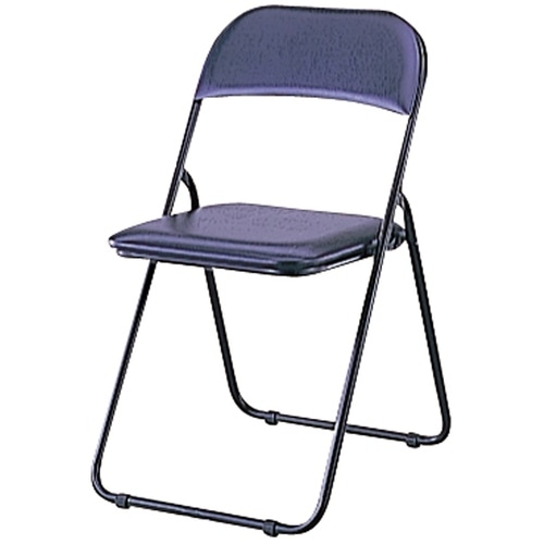 トラスコ中山 ナカバヤシ NEW折りたたみチェア ブラック(ご注文単位1台)【直送品】