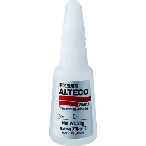 トラスコ中山 アルテコ 工業用 瞬間接着剤 D 20g (難接着材用)(ご注文単位1本)【直送品】