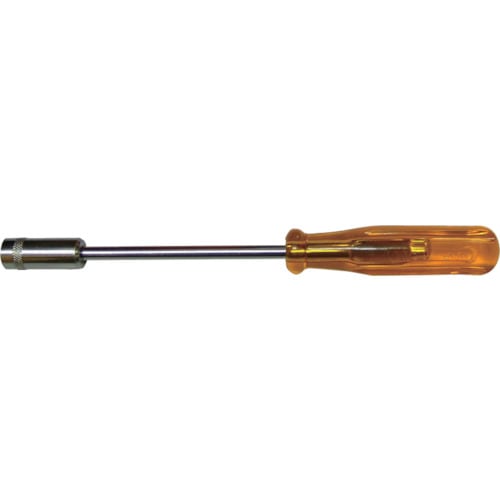 トラスコ中山 BROWN ナットドライバー 対辺10mm 軸長125mm 全長220mm(ご注文単位1本)【直送品】