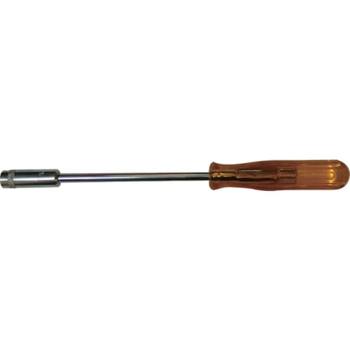 トラスコ中山 BROWN ナットドライバー 対辺7mm 軸長125mm 全長210mm(ご注文単位1本)【直送品】