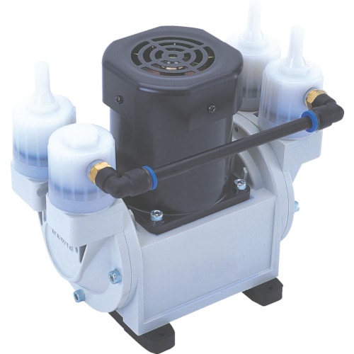 トラスコ中山 ULVAC 単相100V ダイアフラム型ドライ真空ポンプ 排気速度24/30(ご注文単位1台)【直送品】