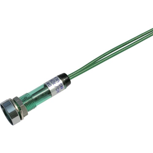 トラスコ中山 サカズメ LED表示灯 DA-8FL-2 (AC/DC100V接続) Φ8 緑(ご注文単位1個)【直送品】