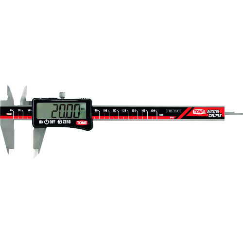 トラスコ中山 TONE デジタルノギス(ご注文単位1個)【直送品】