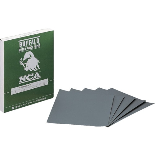 トラスコ中山 NCA 耐水ペーパー 228×280 粒度#80(ご注文単位100枚)【直送品】