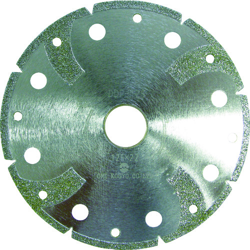 トラスコ中山 大見 塩ビ管用電着ダイヤカットソー 125mm(ご注文単位1枚)【直送品】