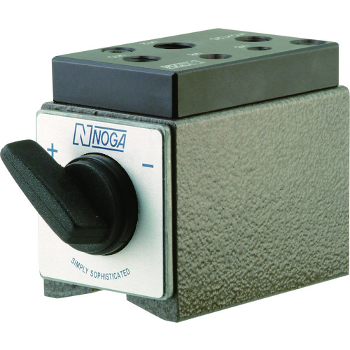 トラスコ中山 NOGA オンオフマグネット ON/OFFレバー式 吸着面:底面(V形) 吸着力1000N 412-2101(ご注文単位1台)【直送品】