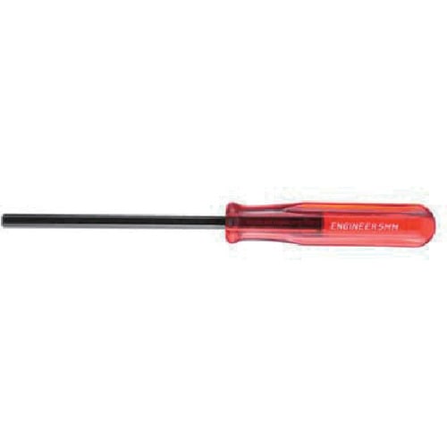 トラスコ中山 エンジニア 六角ドライバー 5.0mm(ご注文単位1本)【直送品】