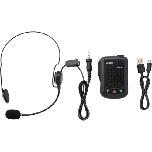 トラスコ中山 アルインコ ハンズフリー拡声器 黒(ご注文単位1台)【直送品】