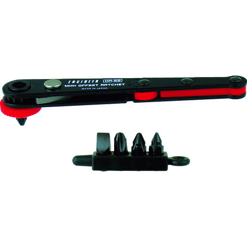 トラスコ中山 エンジニア オフセットラチェットセット(薄型)(ご注文単位1セット)【直送品】