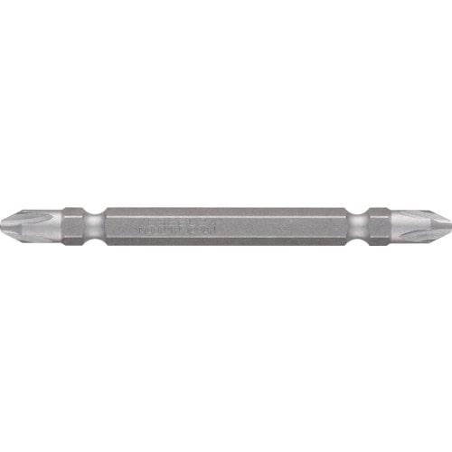 トラスコ中山 ベッセル 先端強化ビット(両頭) ＋2×82mm 2本組 DRB142082（ご注文単位1パック）【直送品】