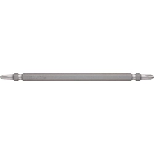 トラスコ中山 ベッセル 見やすいビット(両頭) ＋2×130mm 2本組 DS142130（ご注文単位1パック）【直送品】