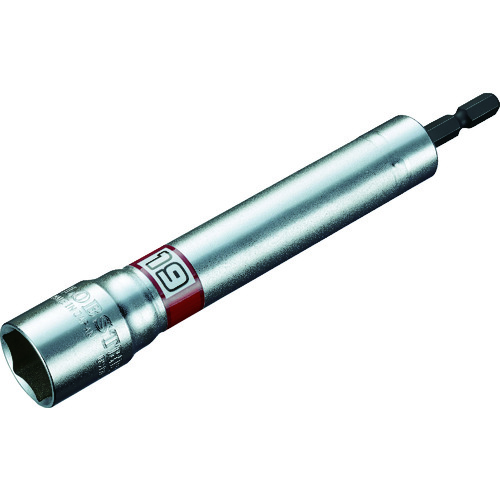 トラスコ中山 エビ 電ドルソケット“ストロック” ロングソケット 6角 対辺19mm(ご注文単位1個)【直送品】