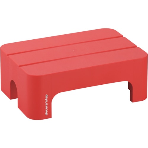 トラスコ中山 SANKA デコラステップ ショート S レッド（ご注文単位1台）【直送品】