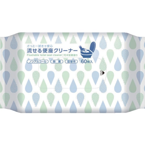 トラスコ中山 IRL 流せる便座クリーナー 詰替用（ご注文単位1個）【直送品】