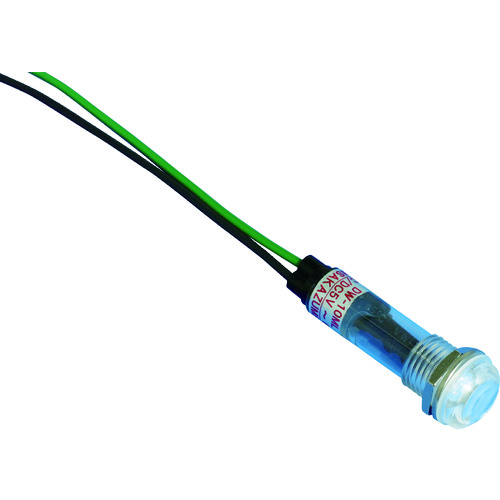 トラスコ中山 サカズメ 坂詰製作所 防水防滴IP65 LED表示灯 Φ10 緑(ご注文単位1個)【直送品】