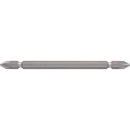 トラスコ中山 ベッセル ナメないビット(両頭) ＋2×110mm 2本組 DZ142110（ご注文単位1パック）【直送品】