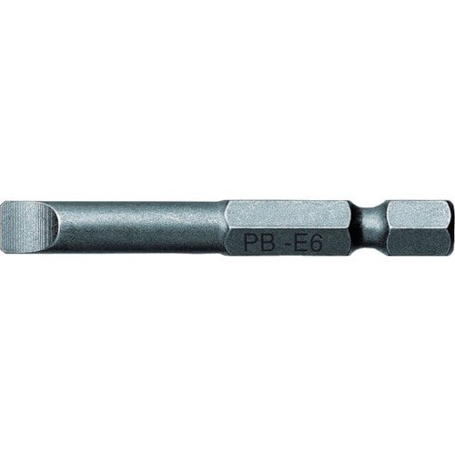 トラスコ中山 PBスイスツールズ E6-100-1 段付マイナスビット(ご注文単位1本)【直送品】