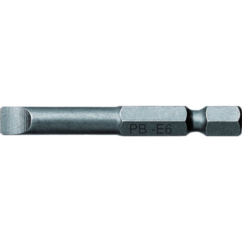 トラスコ中山 PBスイスツールズ E6-100-3 段付マイナスビット(ご注文単位1本)【直送品】