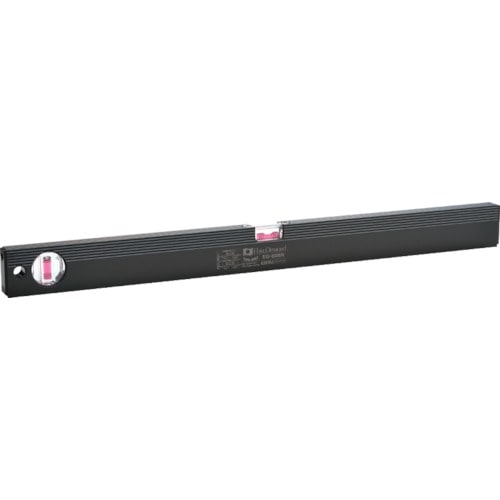 トラスコ中山 エビスダイヤモンド ベーシックレベルブラック 600mm ブラック/レッド（ご注文単位1個）【直送品】