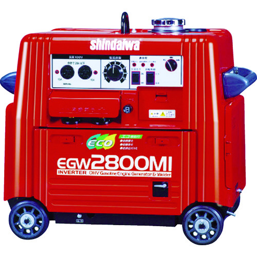 トラスコ中山 新ダイワ ガソリンエンジン発電機兼用溶接機 758-7881(ご注文単位1台)【直送品】