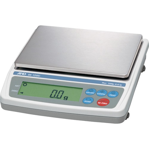 トラスコ中山 A&D パーソナル電子天びん0.1g/1200g(ご注文単位1台)【直送品】