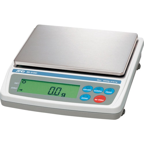 トラスコ中山 A&D パーソナル電子天びんハイレゾリューション0.1g/6000g(ご注文単位1台)【直送品】
