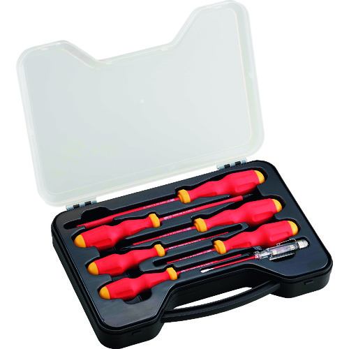 トラスコ中山 TONE 絶縁ドライバーセット(ご注文単位1セット)【直送品】