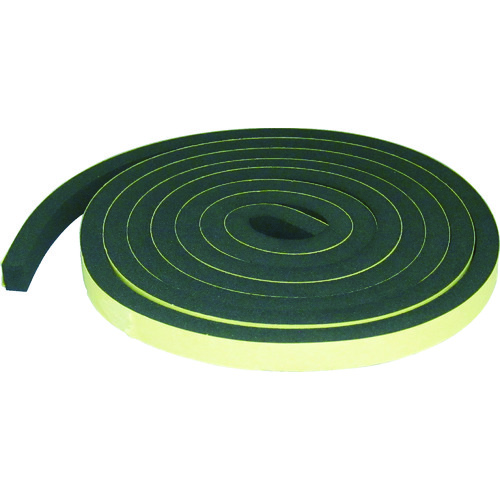 トラスコ中山 3M スコッチ すき間ふさぎ防水テープ 屋外用 7mm×10mm×2m 黒(ご注文単位1巻)【直送品】