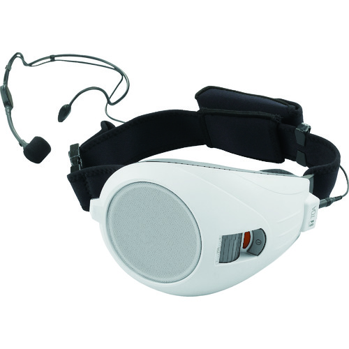 トラスコ中山 TOA ハンズフリー拡声器 白(ご注文単位1台)【直送品】