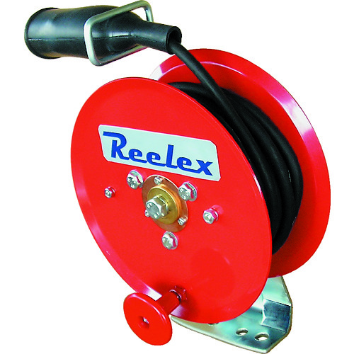 トラスコ中山 Reelex アースリール 2.0SQ×20m 50Aアースクリップ付(ご注文単位1台)【直送品】
