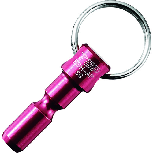 トラスコ中山 TOP アルミキーアダプター レッド(ご注文単位1個)【直送品】