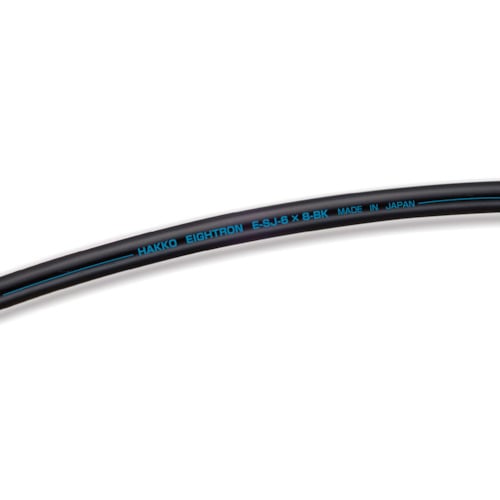 トラスコ中山 ハッコウ スーパー柔軟フッ素チューブ・ブラック 4mmX6mm 20M(ご注文単位1巻)【直送品】