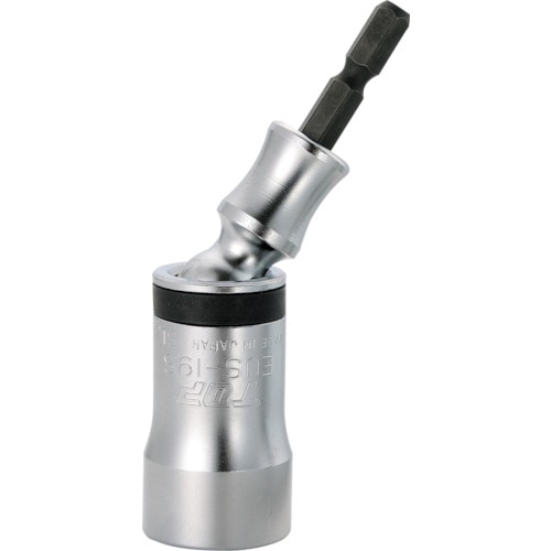 トラスコ中山 TOP 電動ドリル用ユニバーサルショートソケット 対辺19mm(ご注文単位1個)【直送品】
