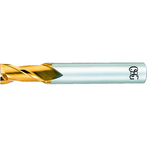 トラスコ中山 OSG ハイスエンドミル TIN 2刃ショート 1 88002(ご注文単位1本)【直送品】