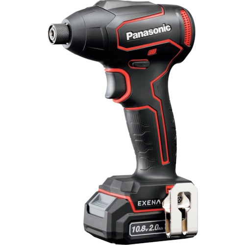 トラスコ中山 EXENA 充電インパクトドライバー (赤)(電池セット品) (ご注文単位1台)【直送品】