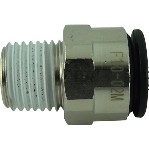 トラスコ中山 チヨダ ファイブメイルコネクタ 10mm・R1/4（ご注文単位1個）【直送品】